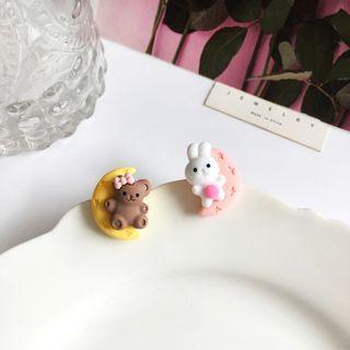 Rabbit / Bear Resin Earring