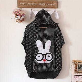 Short-sleeve Rabbit Hoodie