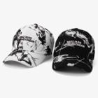 Lettering Embroidered Print Baseball Cap