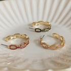 Chain Open Hoop Earring
