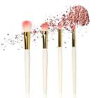 Set Of 4: Eyeshadow Makeup Brush Set Of 4 - White - One Size