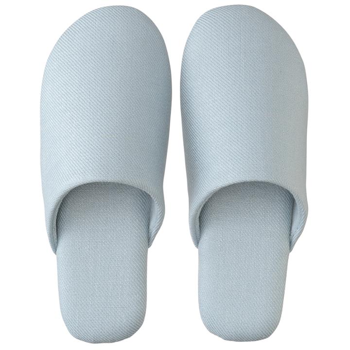Linen Twill Soft Slippers (l) 1 Pair