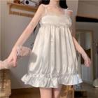 Spaghetti-strap Mini Sleep Dress / Shorts