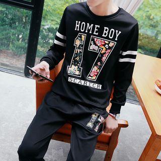 Set: Number Sweatshirt + Pants