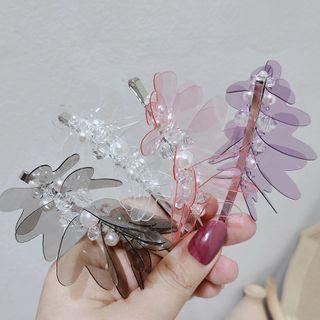 Faux Pearl Transparent Hair Clip