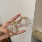 Flower Mesh Alloy Earring