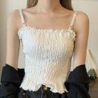 Knit Smocked Camisole Top