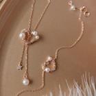 Freshwater Pearl Pendant Sterling Silver Necklace / Bracelet