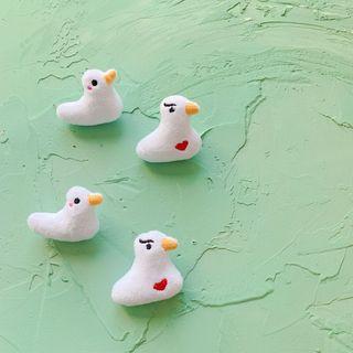Fleece Duck Brooch
