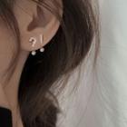Rhinestone Asymmetrical Stud Earring