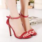 High Heel Ankle Strap Sandals