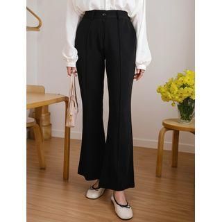 Plus Size Flared Dress Pants