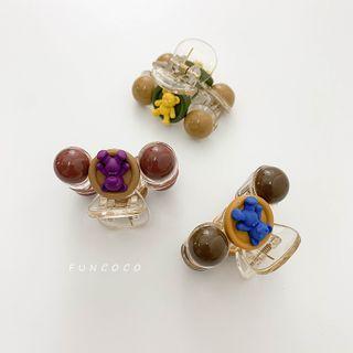 Resin Bear Hair Claw