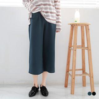 Solid Chiffon Culottes