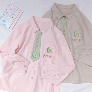 Avocado Embroidered Shirt