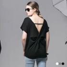 Cutout-back Blouse