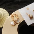 Shell Square Dangle Earring