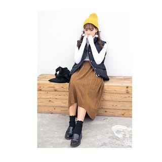 Sleeveless Stand Collar Padded Jacket