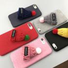 Beanie Applique Mobile Case - Iphone 7 / 7 Plus / 6s / 6s Plus