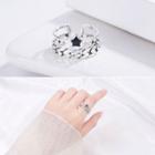Star Layered Open Ring Ring - One Size