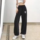 Tie-waist Loose-fit Logo Sweatpants