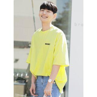Insecurity Letter-printed Oversized T-shirt