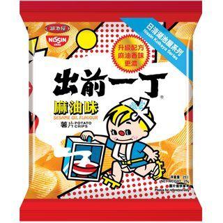 Koikeya Demae Iccho Sesame Oil Flavour Potato Chips 25g Demae Iccho Sesame Oil Flavour - 25g