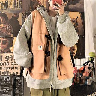 Set: Hood Zip Jacket + Vest