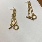 Chain Alloy Fringed Earring