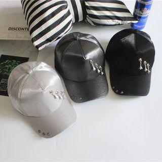 The Eiffel Tower Studded Shimmer Baseball Cap