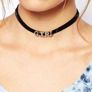 Lettering Choker