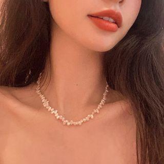 Freshwater Pearl Choker 1 Pc - Freshwater Pearl Choker - Gold - One Size