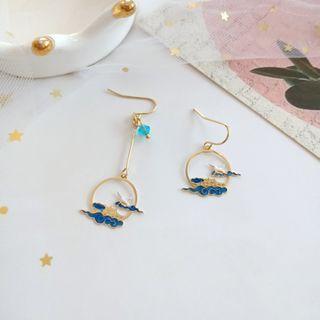 Glaze Cloud Dangle Earring