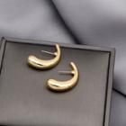 Polished Alloy Drop Earring 1 Pair - E2813-2 - Gold - One Size