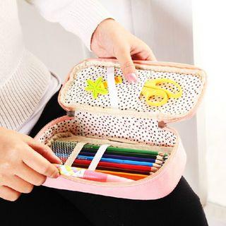 Giraffe Print Zip Pouch