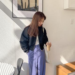 Flap-pocket Short Flight Jacket