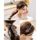 Hair Band With Floral Ribbon