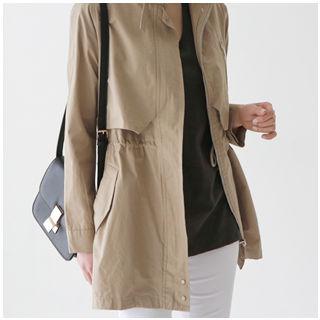 Buckled-neck Parka