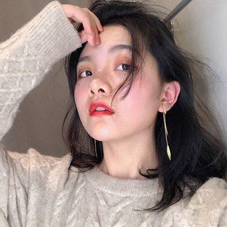 Leaf Drop Earring 1 Pair - As Shown In Figure - One Size