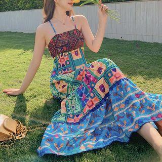 Sleeveless Panel Sundress