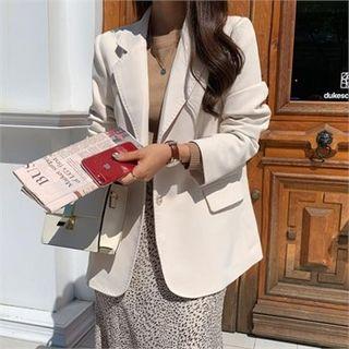 Single-breasted Stitched Jacket