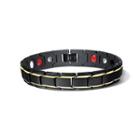 Fashion Domineering Plated Black Geometric 316l Stainless Steel Bracelet Black - One Size