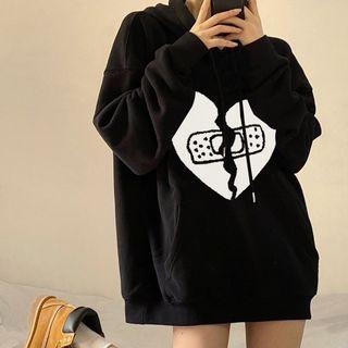 Heart Jacquard Hoodie