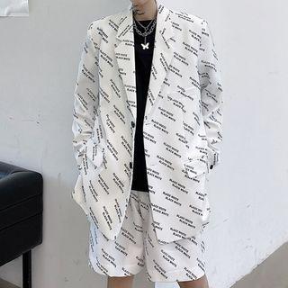 Set: Lettering Blazer + Shorts