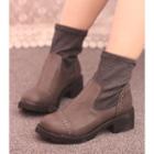 Panel Ankle Boots