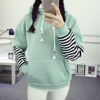 Stripe Panel Hoodie