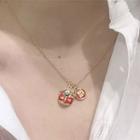 Alloy Lunar New Year Pendant Necklace Gold - One Size