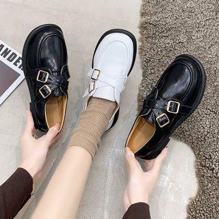 Double Strap Loafers