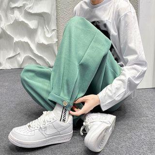 Buttoned Cuff Sweatpants