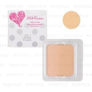 24h Cosme - Silky Air Veil Mineral Foundation Spf 30 Pa+++ (#01 Light Ocher) (refill) 11g